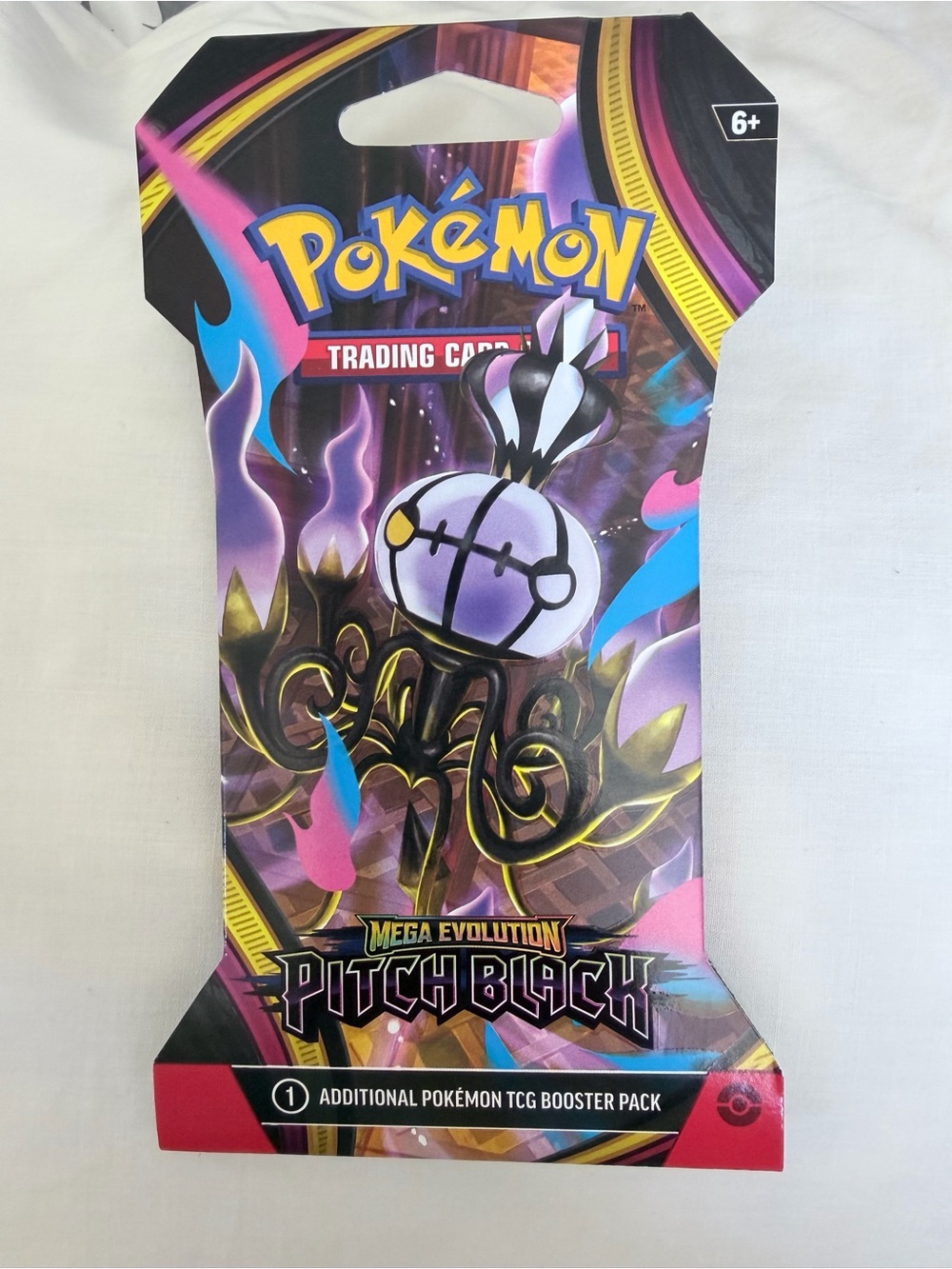 Pokemon Mega Evolution Pitch Black Booster Pack - Black, Purple